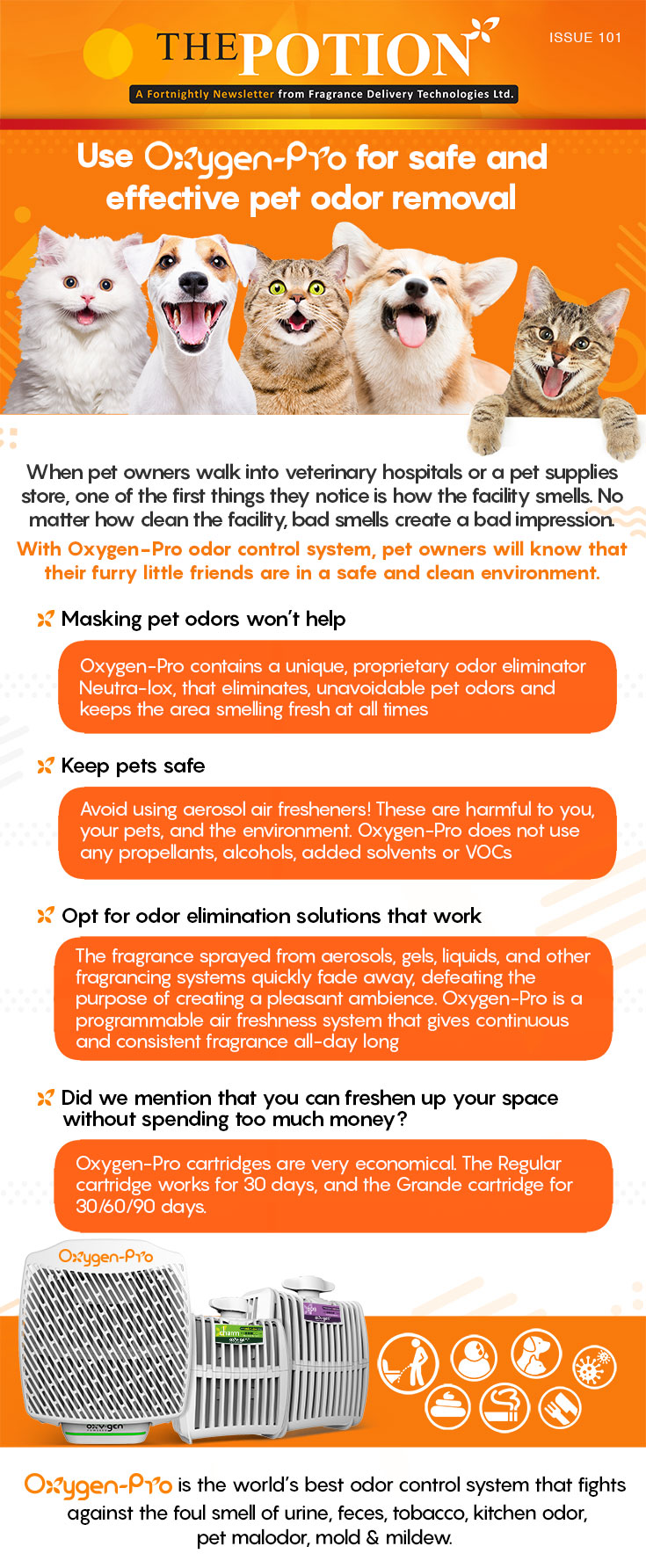 Safe and effective pet odor removal - The Potion Issue 101