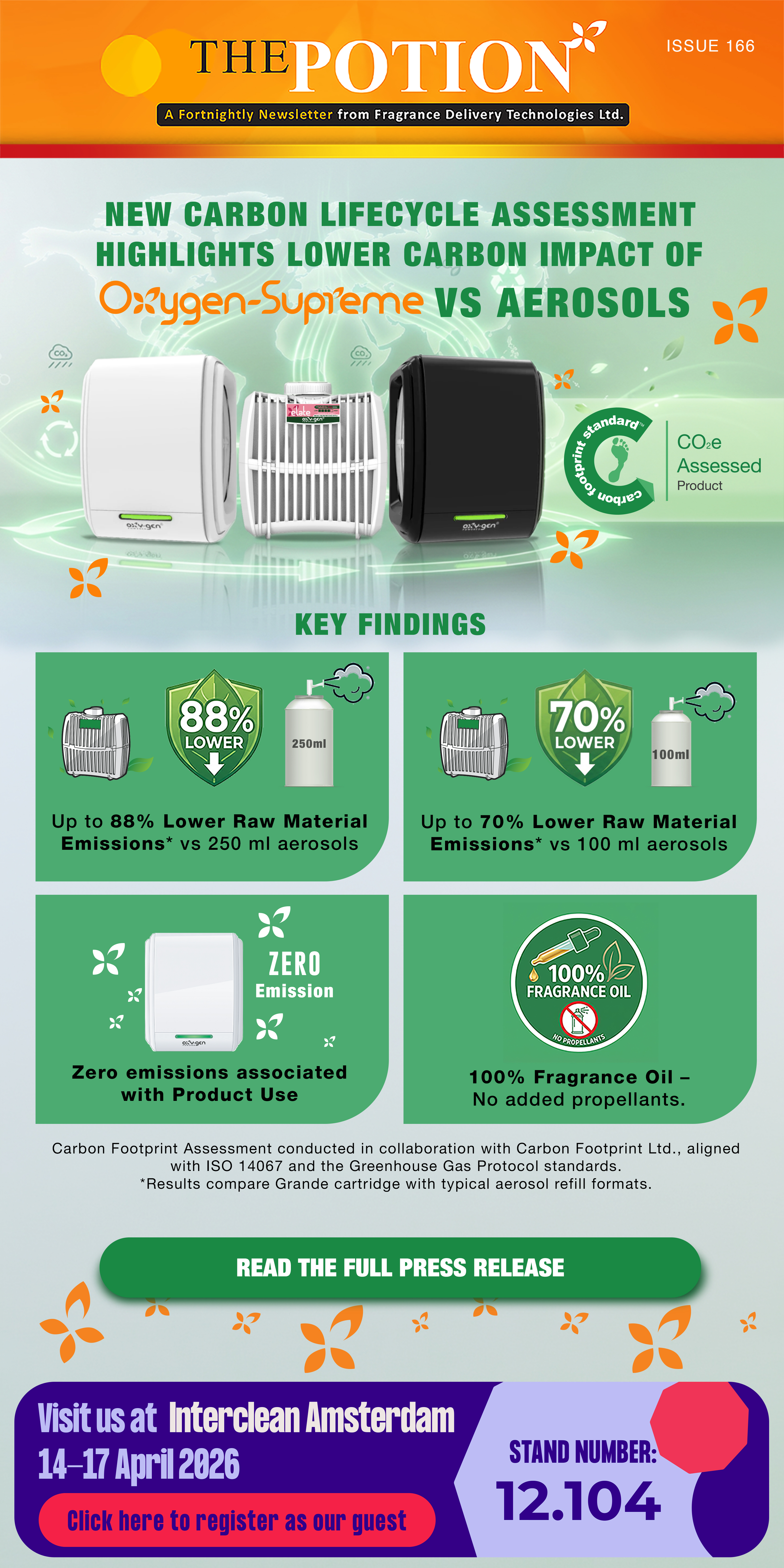 New Study: Oxygen-Supreme Shows Lower Carbon Impact vs Aerosols - The Potion 166